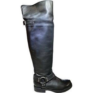 Frye Veronica Women's knee High Boots Black Leather Size: 6 B Model :3476551